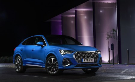 2020 Audi Q3 Sportback 45 TFSI quattro (UK-Spec) Front Three-Quarter Wallpapers 450x275 (49)