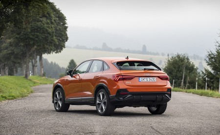 2020 Audi Q3 Sportback (Color: Pulse Orange) Rear Three-Quarter Wallpapers 450x275 (228)