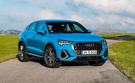 2020 Audi Q3 Sportback (Color: Turbo Blue) Front Three-Quarter Wallpapers 450x275 (188)