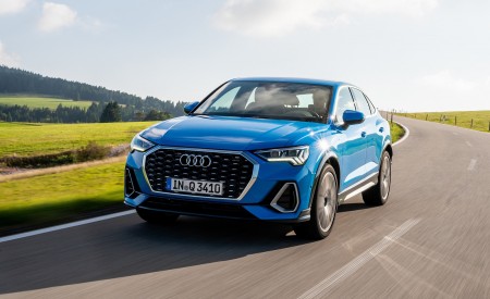 2020 Audi Q3 Sportback (Color: Turbo Blue) Front Three-Quarter Wallpapers 450x275 (177)