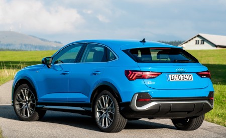 2020 Audi Q3 Sportback (Color: Turbo Blue) Rear Three-Quarter Wallpapers 450x275 (189)