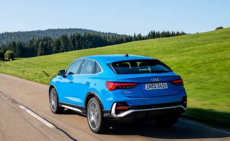 2020 Audi Q3 Sportback (Color: Turbo Blue) Rear Three-Quarter Wallpapers 450x275 (179)