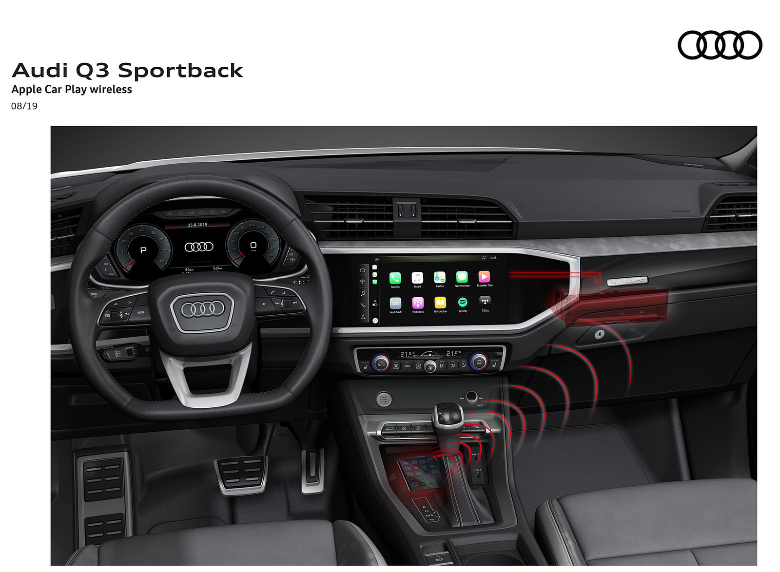 2020 Audi Q3 Sportback Interior Wallpapers #268 of 285
