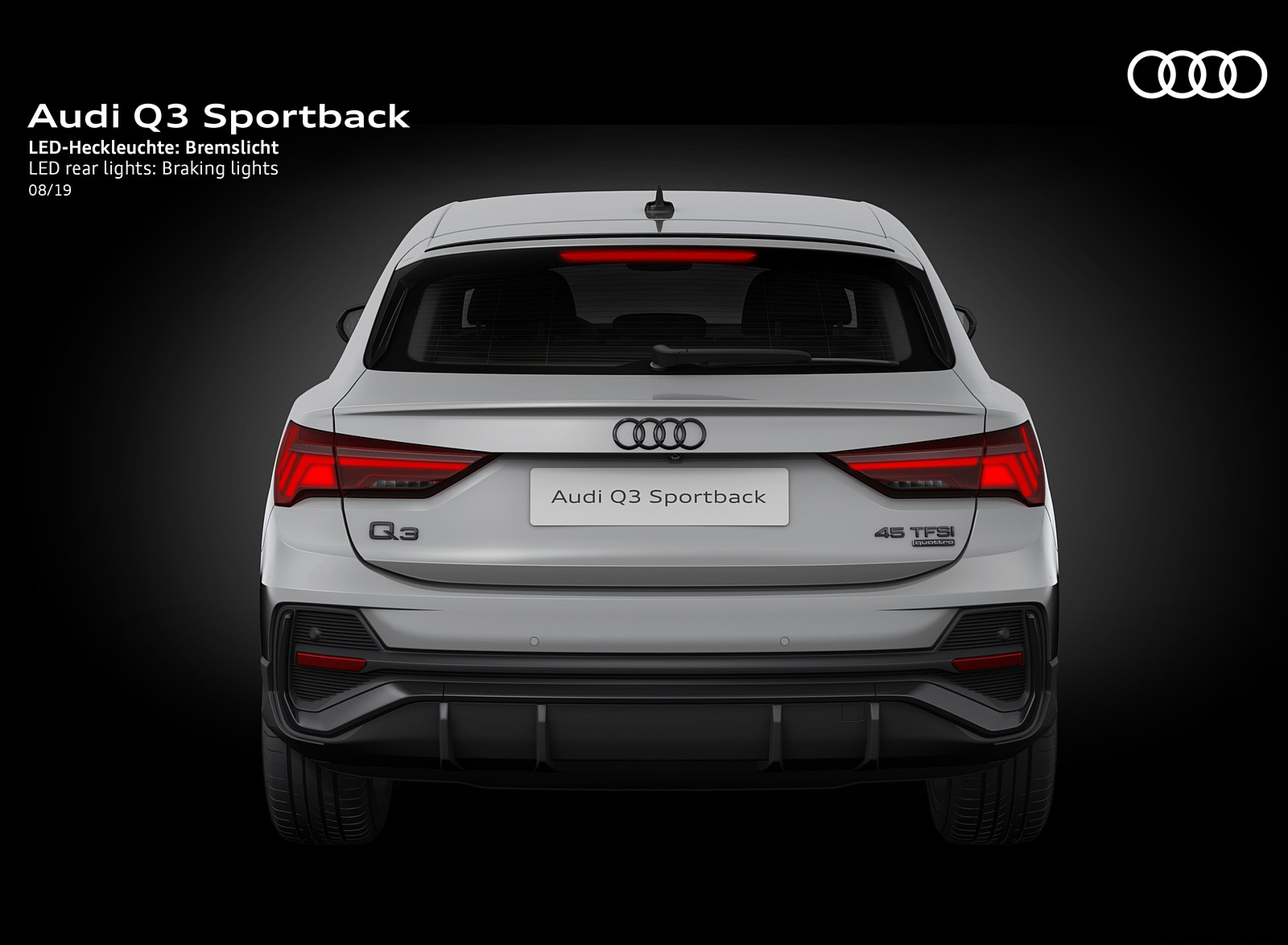 2020 Audi Q3 Sportback LED rear lights Wallpapers #245 of 285