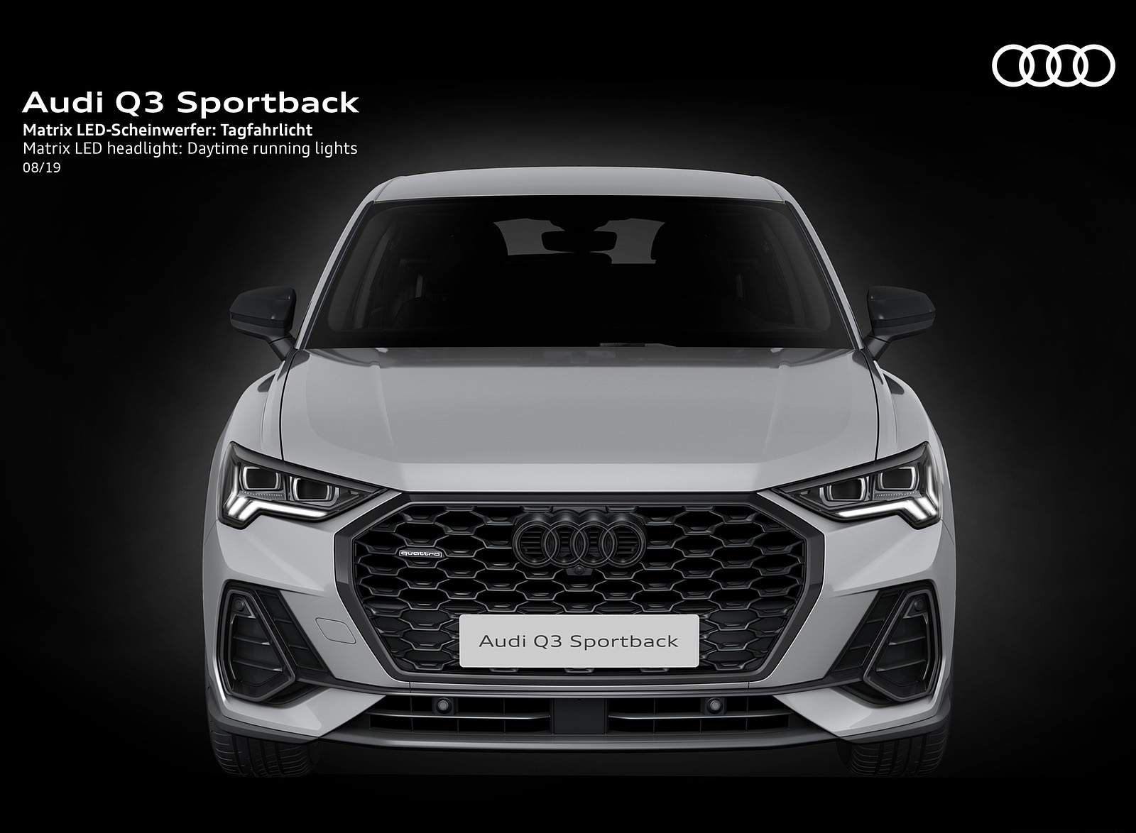 2020 Audi Q3 Sportback Matrix LED headlight Daytime running lights Wallpapers #238 of 285