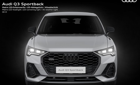 2020 Audi Q3 Sportback Matrix LED headlight LED-cornening light or All weather light Wallpapers 450x275 (239)