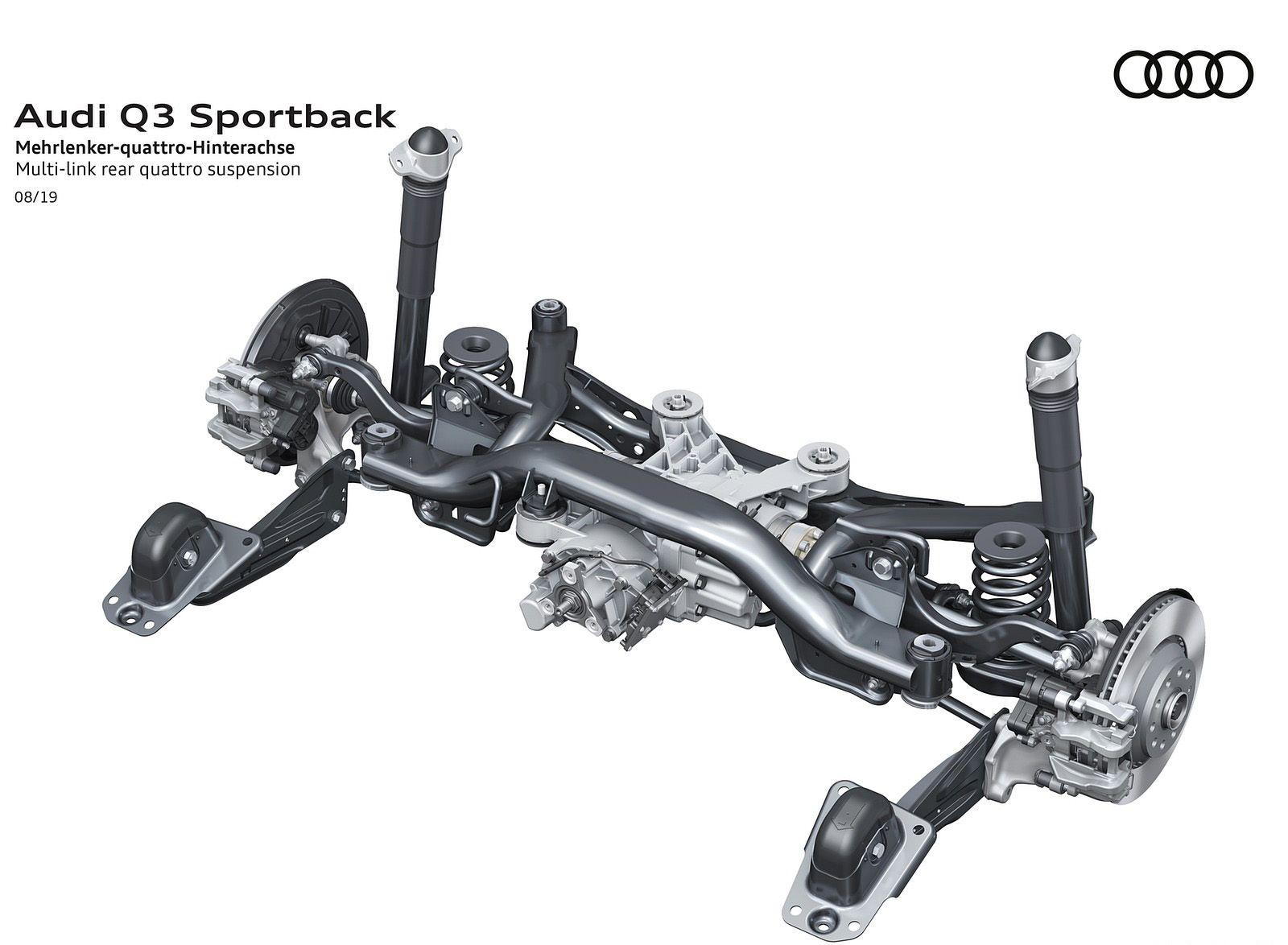 2020 Audi Q3 Sportback Multi-link rear quattro suspension Wallpapers #276 of 285