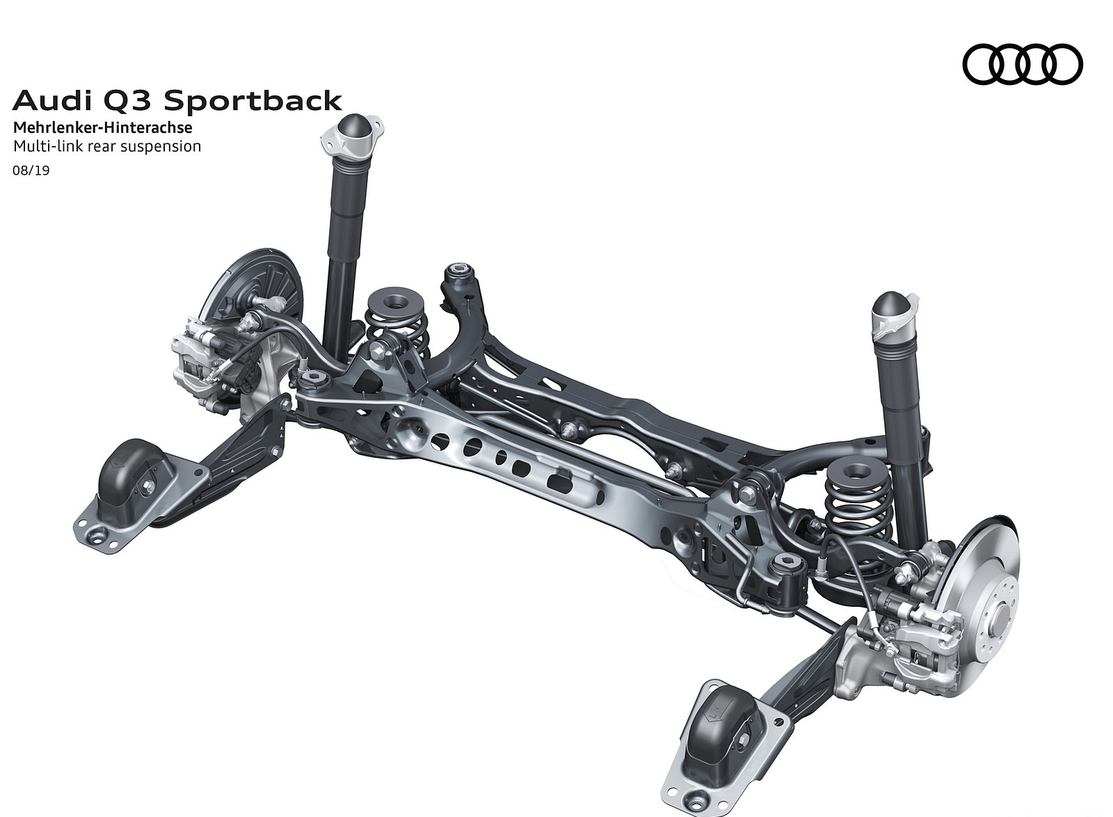2020 Audi Q3 Sportback Multi-link rear suspension Wallpapers #277 of 285