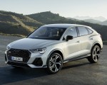 2020 Audi Q3 Sportback S line (Color: Dew Silver) Front Three-Quarter Wallpapers 150x120