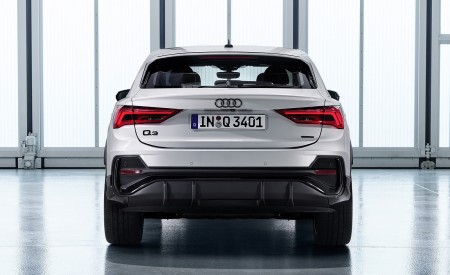 2020 Audi Q3 Sportback S line (Color: Dew Silver) Rear Wallpapers 450x275 (150)