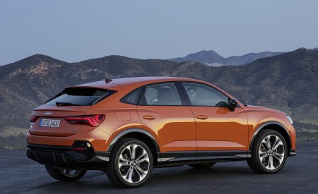 2020 Audi Q3 Sportback S line (Color: Pulse Orange) Rear Three-Quarter Wallpapers 450x275 (120)