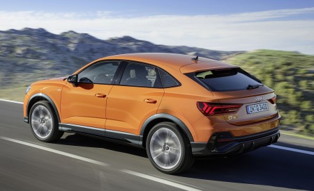 2020 Audi Q3 Sportback S line (Color: Pulse Orange) Rear Three-Quarter Wallpapers 450x275 (115)