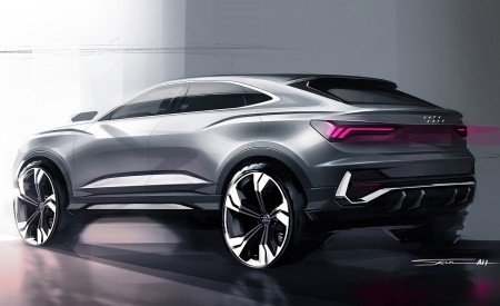 2020 Audi Q3 Sportback S line Design Sketch Wallpapers 450x275 (170)