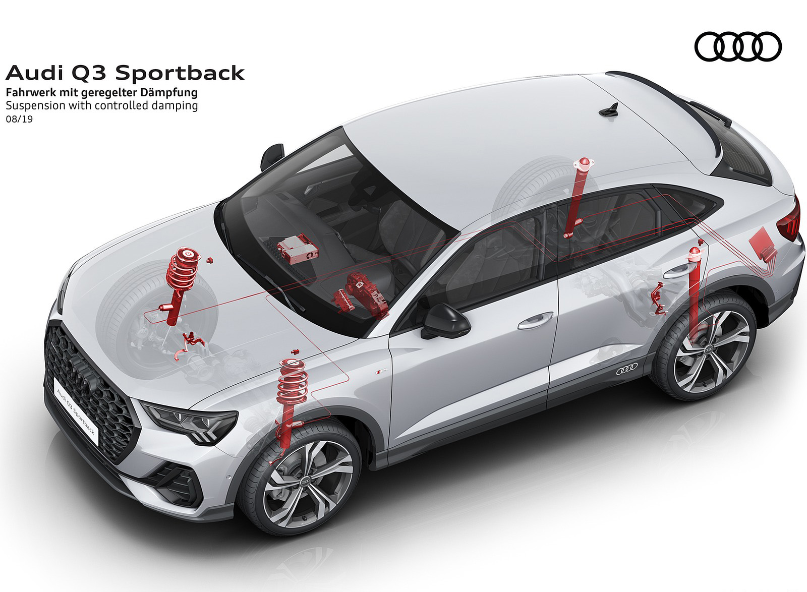 2020 Audi Q3 Sportback Suspension with controlled damping Wallpapers #251 of 285