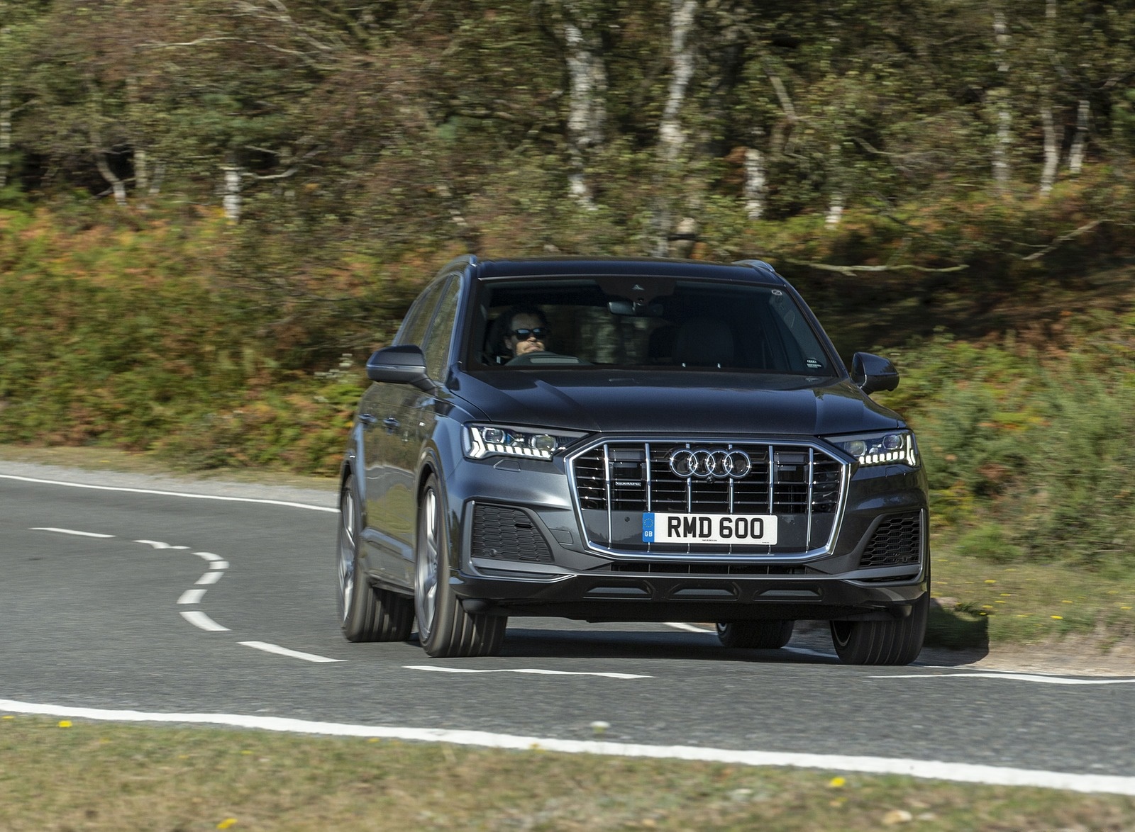 2020 Audi Q7 (UK-Spec) Front Wallpapers (9)