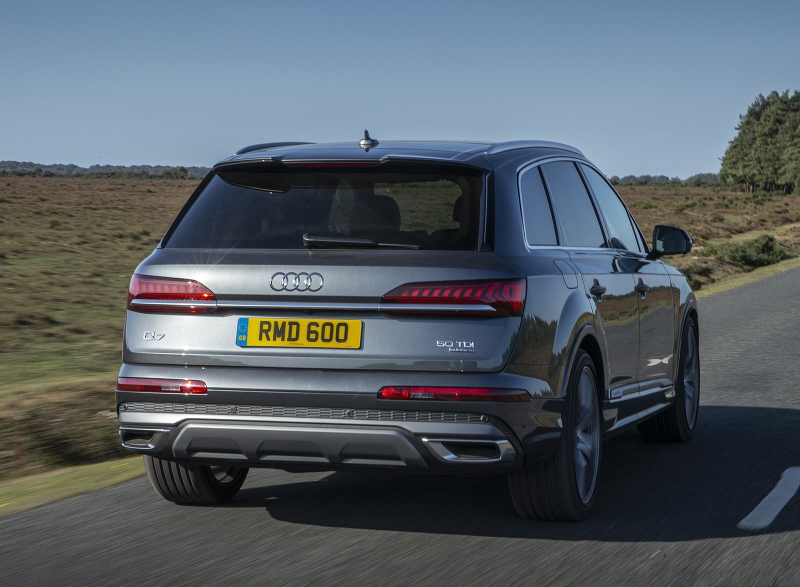2020 Audi Q7 (UK-Spec) Rear Wallpapers (10)