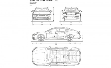 2020 Audi S7 Sportback TDI Dimensions Wallpapers 450x275 (88)