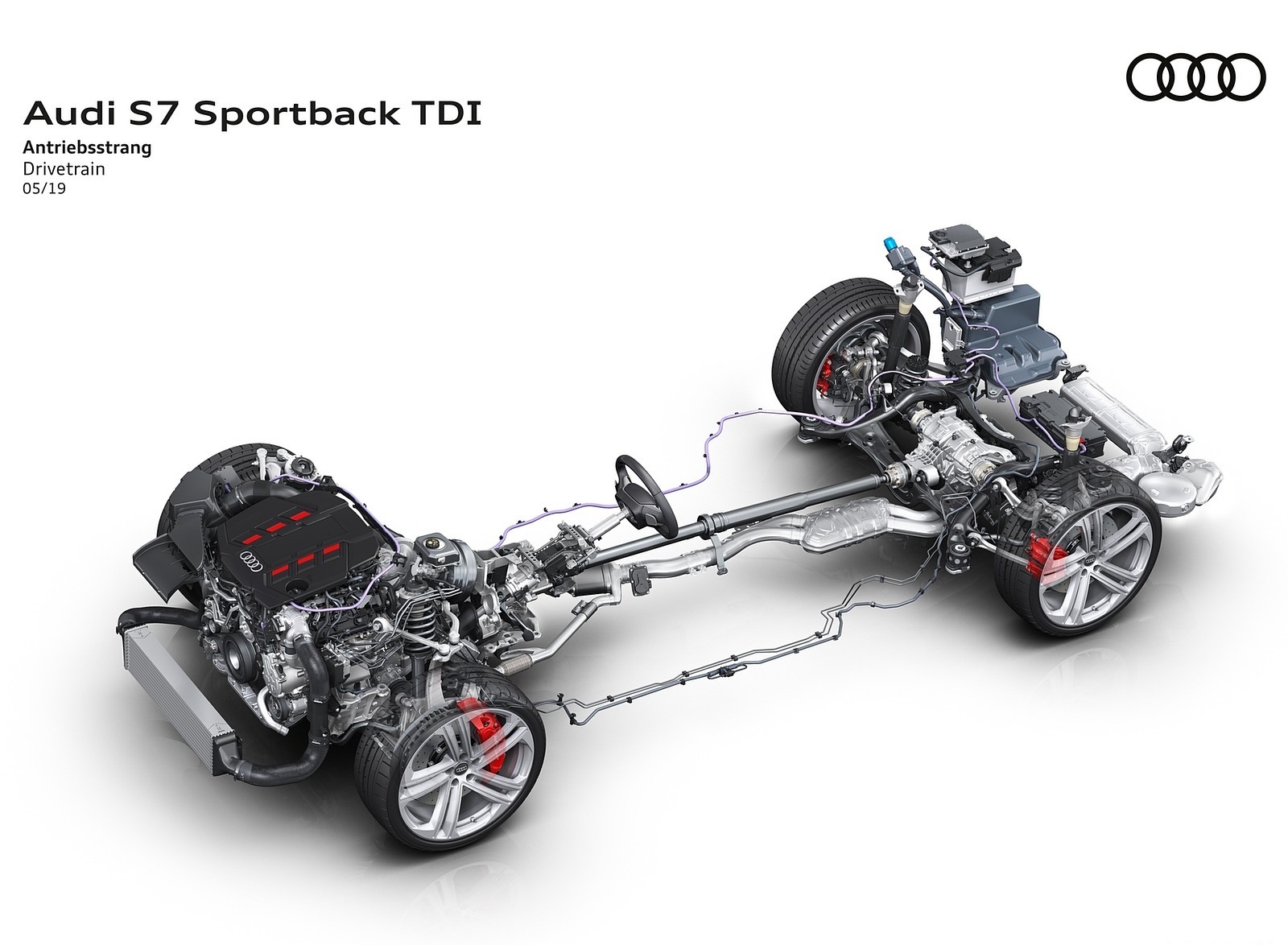 2020 Audi S7 Sportback TDI Drivetrain Wallpapers #79 of 88