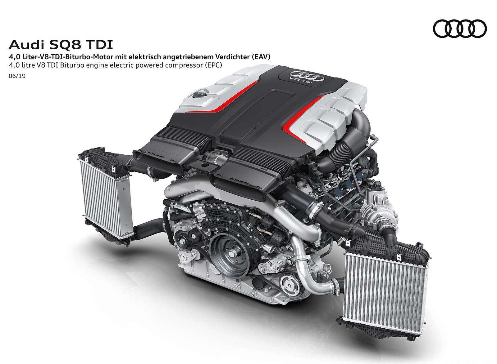 2020 Audi SQ8 TDI 4.0 litre V8 TDI Biturbo engine with electric powered compressor (EPC) Wallpapers #58 of 140