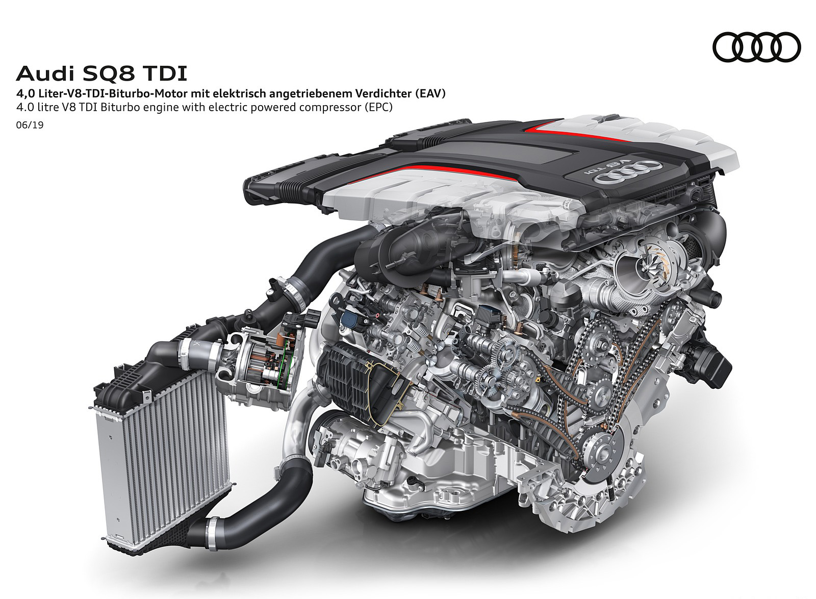 2020 Audi SQ8 TDI 4.0 litre V8 TDI Biturbo engine with electric powered compressor (EPC) Wallpapers #59 of 140