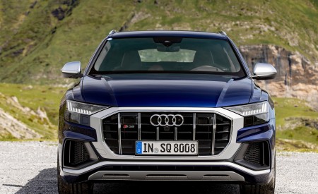 2020 Audi SQ8 TDI (Color: Navarra Blue) Front Wallpapers 450x275 (33)