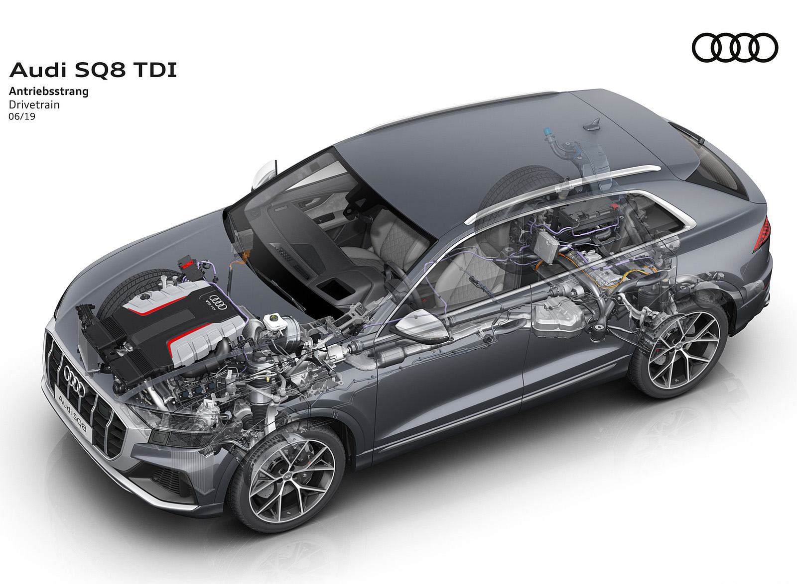 2020 Audi SQ8 TDI Drivetrain Wallpapers #55 of 140