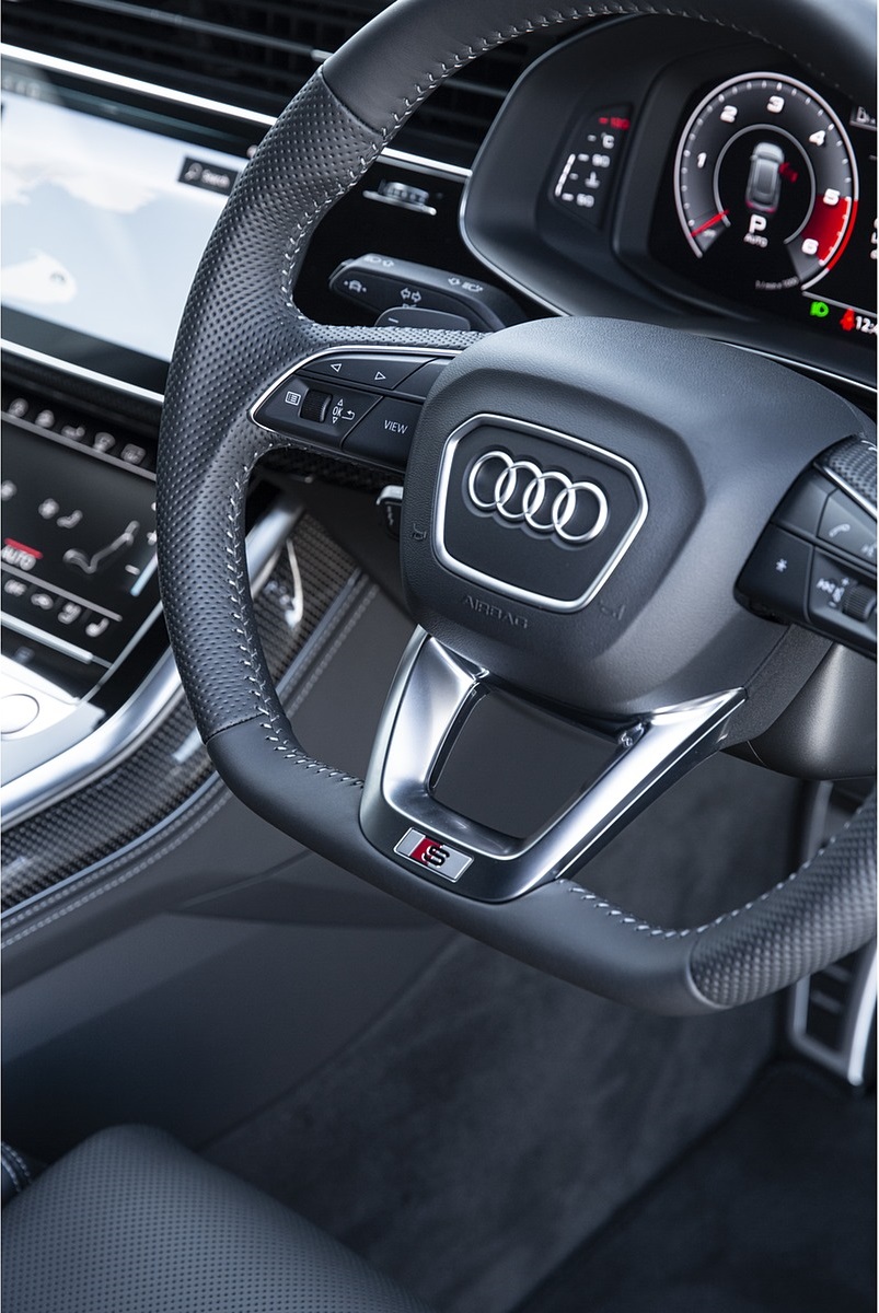 2020 Audi SQ8 TDI quattro (UK-Spec) Interior Steering Wheel Wallpapers #125 of 140