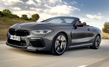 2020 BMW M8 Competition Convertible (Color: Brands Hatch Grey) Front Three-Quarter Wallpapers 450x275 (9)