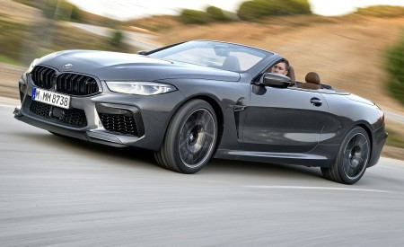 2020 BMW M8 Competition Convertible (Color: Brands Hatch Grey) Front Three-Quarter Wallpapers 450x275 (10)