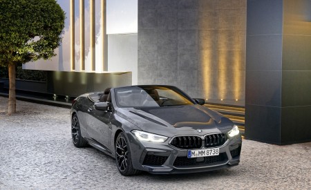 2020 BMW M8 Competition Convertible (Color: Brands Hatch Grey) Front Three-Quarter Wallpapers 450x275 (63)