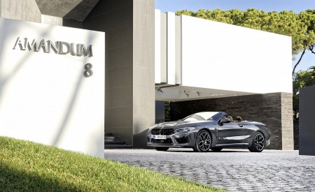 2020 BMW M8 Competition Convertible (Color: Brands Hatch Grey) Front Three-Quarter Wallpapers 450x275 (49)