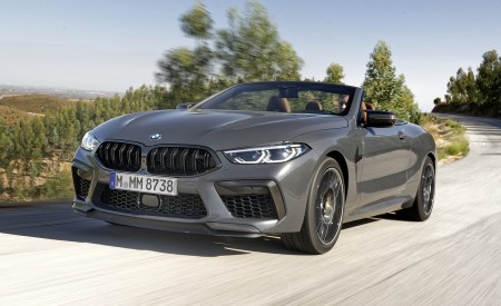 2020 BMW M8 Competition Convertible (Color: Brands Hatch Grey) Front Three-Quarter Wallpapers 450x275 (15)