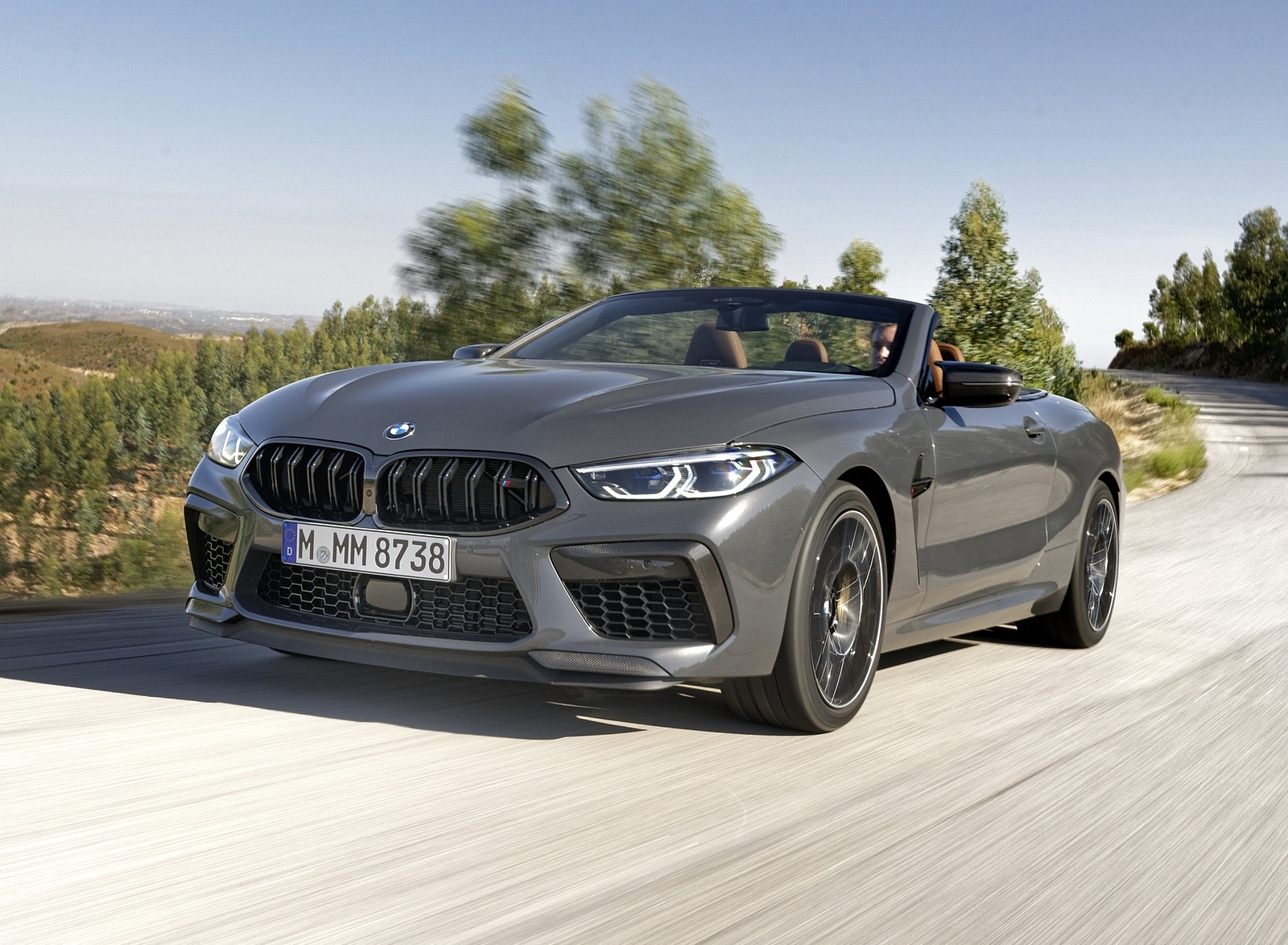 2020 BMW M8 Competition Convertible (Color: Brands Hatch Grey) Front Three-Quarter Wallpapers #15 of 155