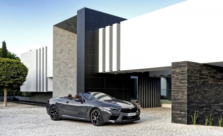 2020 BMW M8 Competition Convertible (Color: Brands Hatch Grey) Front Three-Quarter Wallpapers 450x275 (50)