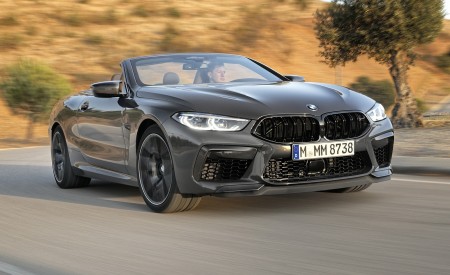 2020 BMW M8 Competition Convertible (Color: Brands Hatch Grey) Front Three-Quarter Wallpapers 450x275 (16)