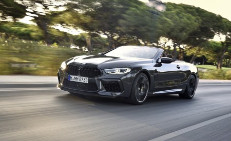 2020 BMW M8 Competition Convertible (Color: Brands Hatch Grey) Front Three-Quarter Wallpapers 450x275 (41)