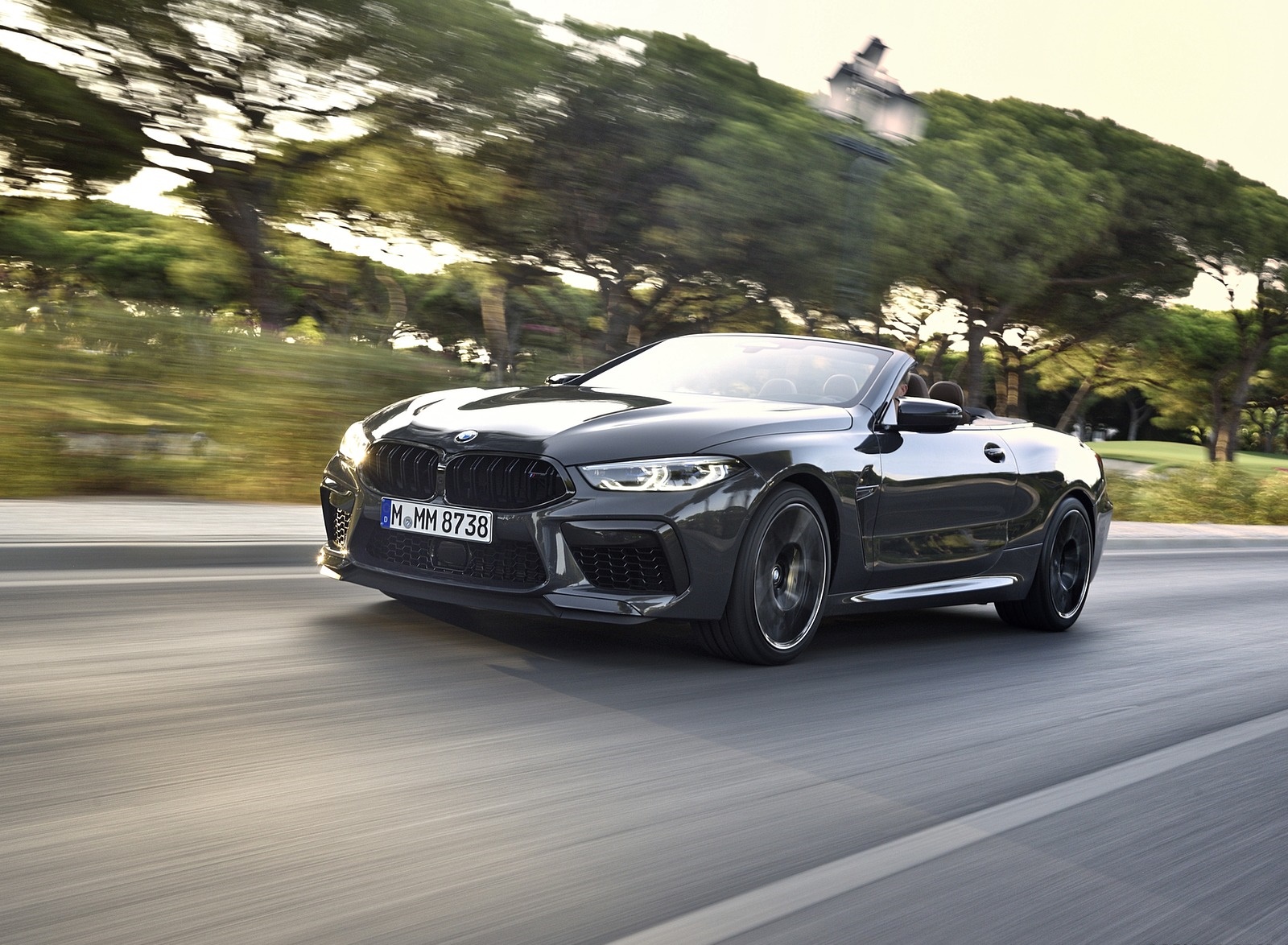 2020 BMW M8 Competition Convertible (Color: Brands Hatch Grey) Front Three-Quarter Wallpapers #41 of 155