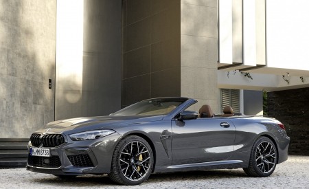 2020 BMW M8 Competition Convertible (Color: Brands Hatch Grey) Front Three-Quarter Wallpapers 450x275 (64)