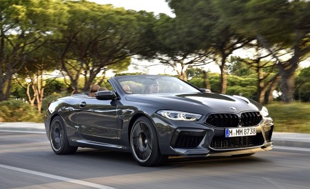 2020 BMW M8 Competition Convertible (Color: Brands Hatch Grey) Front Three-Quarter Wallpapers 450x275 (42)