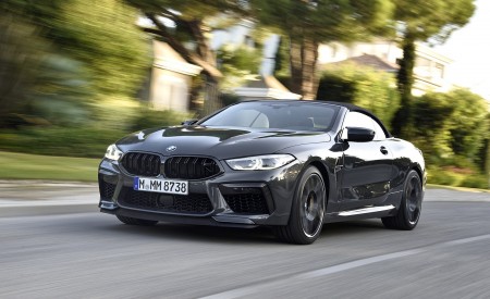 2020 BMW M8 Competition Convertible (Color: Brands Hatch Grey) Front Three-Quarter Wallpapers 450x275 (29)
