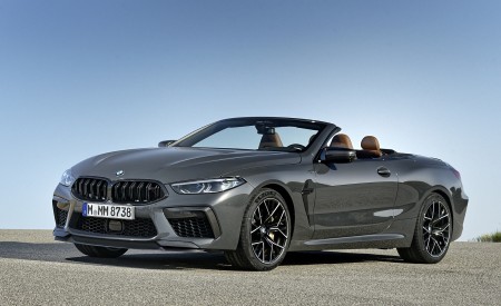 2020 BMW M8 Competition Convertible (Color: Brands Hatch Grey) Front Three-Quarter Wallpapers 450x275 (53)