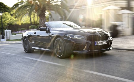 2020 BMW M8 Competition Convertible (Color: Brands Hatch Grey) Front Three-Quarter Wallpapers 450x275 (30)