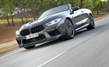 2020 BMW M8 Competition Convertible (Color: Brands Hatch Grey) Front Three-Quarter Wallpapers 450x275 (5)