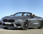 2020 BMW M8 Competition Convertible (Color: Brands Hatch Grey) Front Three-Quarter Wallpapers 150x120