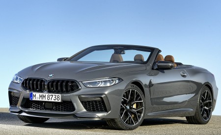 2020 BMW M8 Competition Convertible (Color: Brands Hatch Grey) Front Three-Quarter Wallpapers 450x275 (54)