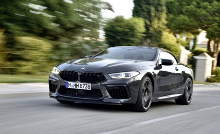 2020 BMW M8 Competition Convertible (Color: Brands Hatch Grey) Front Three-Quarter Wallpapers 450x275 (33)