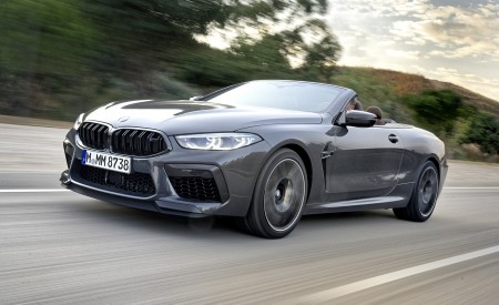 2020 BMW M8 Competition Convertible (Color: Brands Hatch Grey) Front Three-Quarter Wallpapers 450x275 (8)