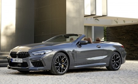 2020 BMW M8 Competition Convertible (Color: Brands Hatch Grey) Front Three-Quarter Wallpapers 450x275 (55)