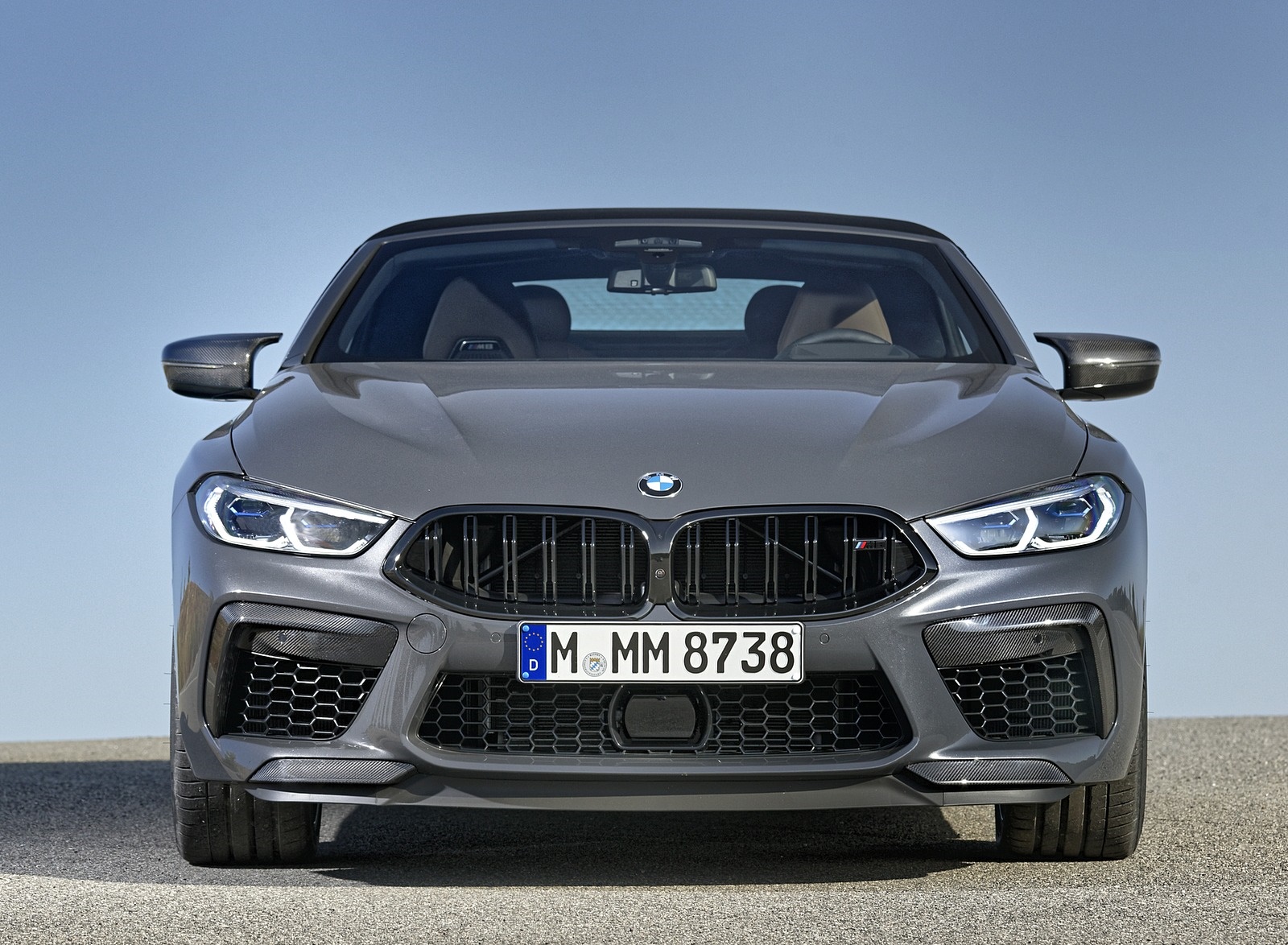 2020 BMW M8 Competition Convertible (Color: Brands Hatch Grey) Front Wallpapers #56 of 155