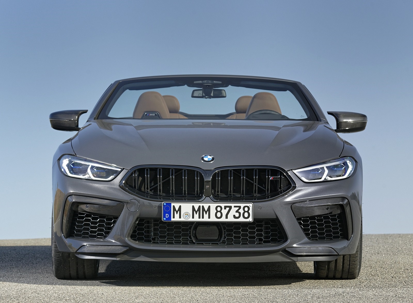 2020 BMW M8 Competition Convertible (Color: Brands Hatch Grey) Front Wallpapers #58 of 155